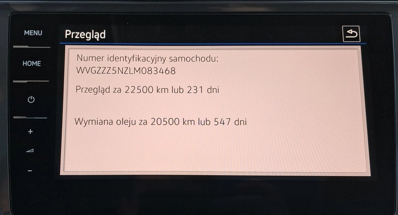 Volkswagen Tiguan Allspace cena 137900 przebieg: 125030, rok produkcji 2019 z Rawicz małe 704